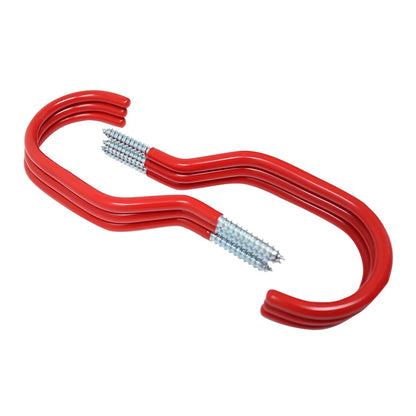 Bicycle Hanger Hooks Wall Mounted Screw-in Storage Hook Set Heavy Duty Hooks  For Garage Garden Tool