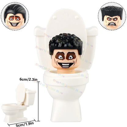 Hot Game Building Blocks Skibidi Toilet Accessories TV Monitor Cameraman Speakman Figures Toys KDL829 KDL826 KDL828