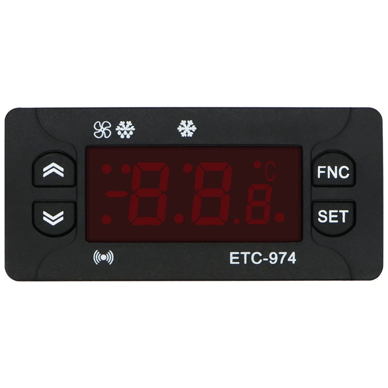 ETC-974 Digital Temperature Controller Microcomputer Thermostats Thermostat Refrigeration Alarm 220V NTC Sensor