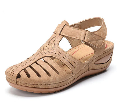 Sandals Shoes Women Summer Soft Women's Sandals Retro Shoes Woman Wedge Women's Shoes Breathable Footwear Female Sandal Women