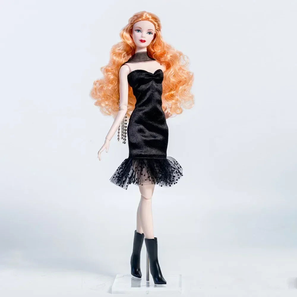 Elegant Doll Party Clothes 10 Styles Fashion Plush Coat Casual Wears Dolls DIY Accessories 11.5