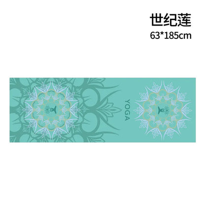Portable anti-slip Printing Yoga Mat Spread Towels Absorb Sweat Fitness Yoga Towel Yoga Mat Yoga Towel Cooling Towel Ice Towel