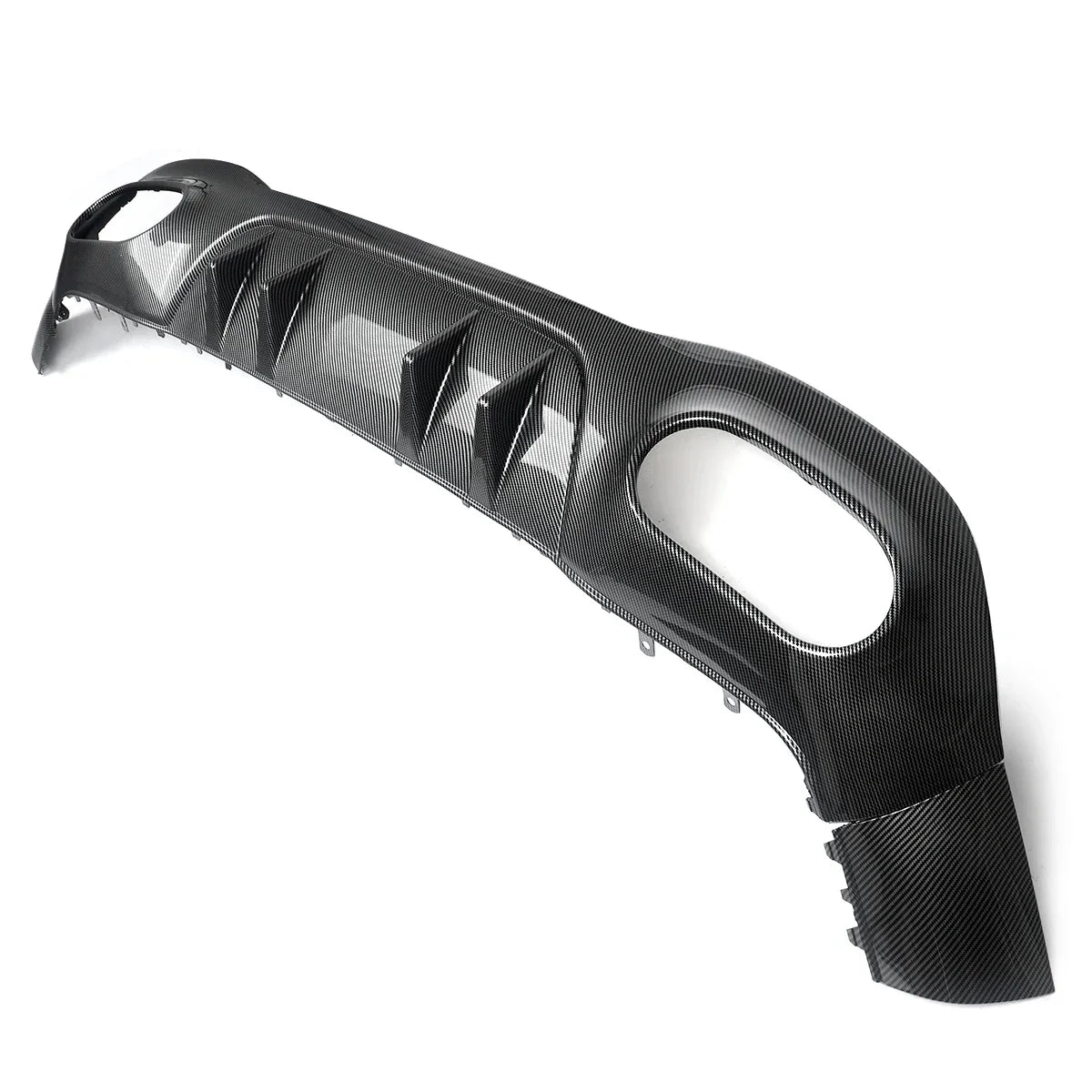 FOR MERCEDES A CLASS W177 AMG A45 A45S LOOK REAR DIFFUSER TAILPIPES CARBON LOOK