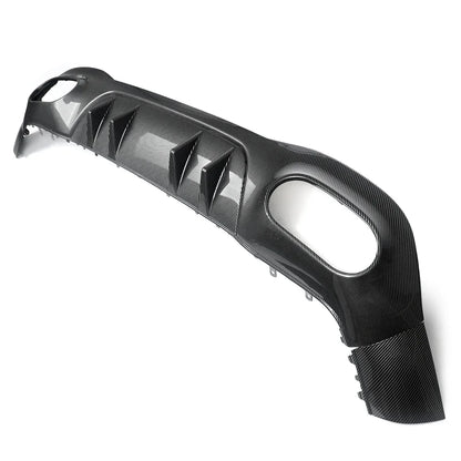 FOR MERCEDES A CLASS W177 AMG A45 A45S LOOK REAR DIFFUSER TAILPIPES CARBON LOOK