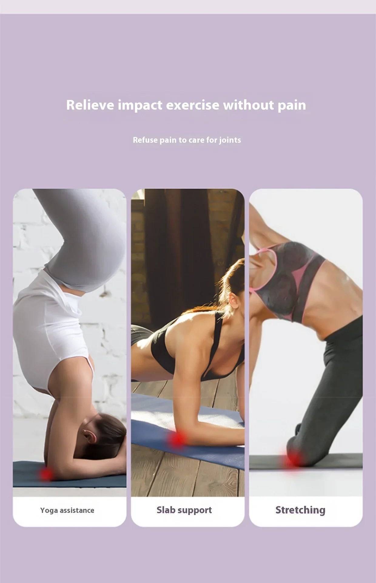 Yoga knee pad with thickened anti slip cushioning cushion for fitness protection, elbow joint, knee kneeling pad, cushion