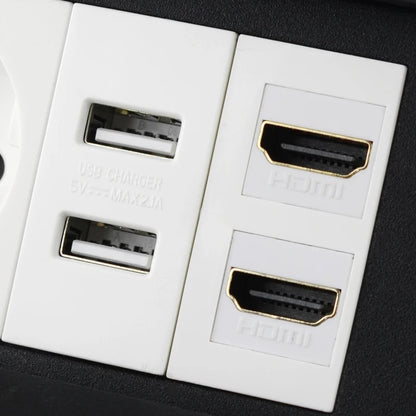 Hidden Desktop Pop-Up Socket DIY Multifunctional USB Type-C Outlet For Meeting Room Office Electrical Switch Countertops Plug