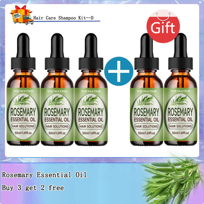 Rosemary Hair Essential Oil hair mask shampoos set Repair Hairs Damage Prevent Hair Loss Smooth Hairs Nourish Hair Care Oil 2025