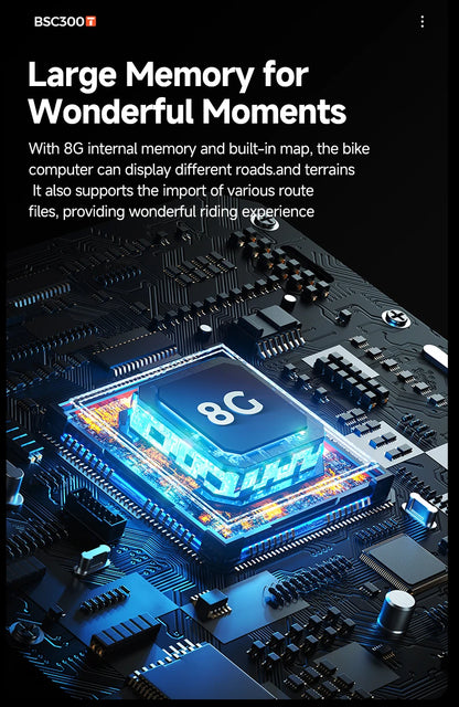 iGPSPORT BSC300T Touch-screen Bike Computer Global Map Cycling Computer Wireless Bike GPS Computer Support E-bike