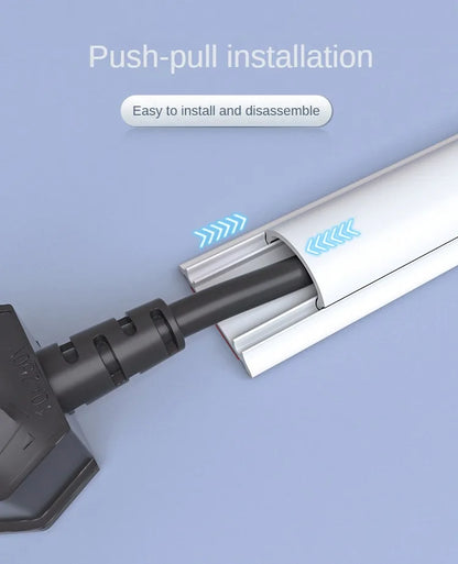 Home Office Data Line Fixed Box Finishing Storage Box Family Wall Cable Sleeve Management Organizer Protector Track Storage Box