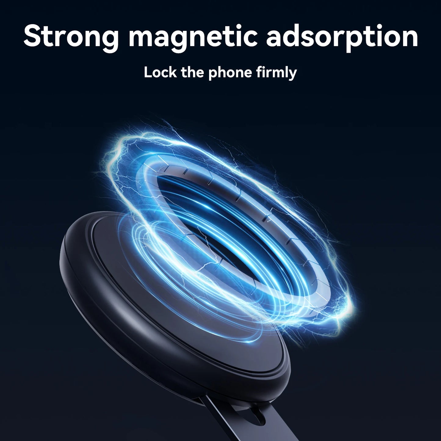 Foldable Magnetic Vacuum Phone Holder, Car Phone Holder Mount, Dashboard Magnetic Phone Holder, for Car, Mirror, Gym, Kitchen