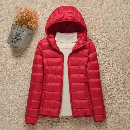 Duck Down Jacket Women Ultra Light Down Jacket All Season Feather Jacket Plus Women Overcoat Windbreaker Coats Down Coats