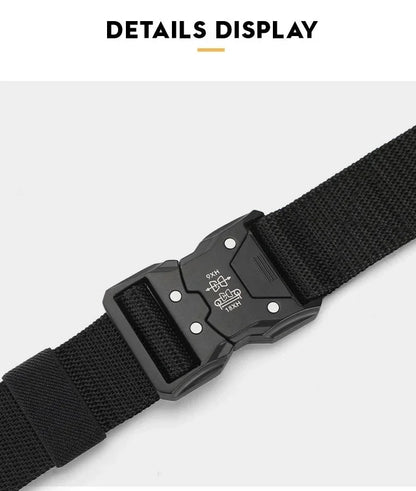 New Tactical Belt Outdoor Work  Training Belt Woven Belt Canvs Tactical Military Multi Function Combat Belt Denim Belt