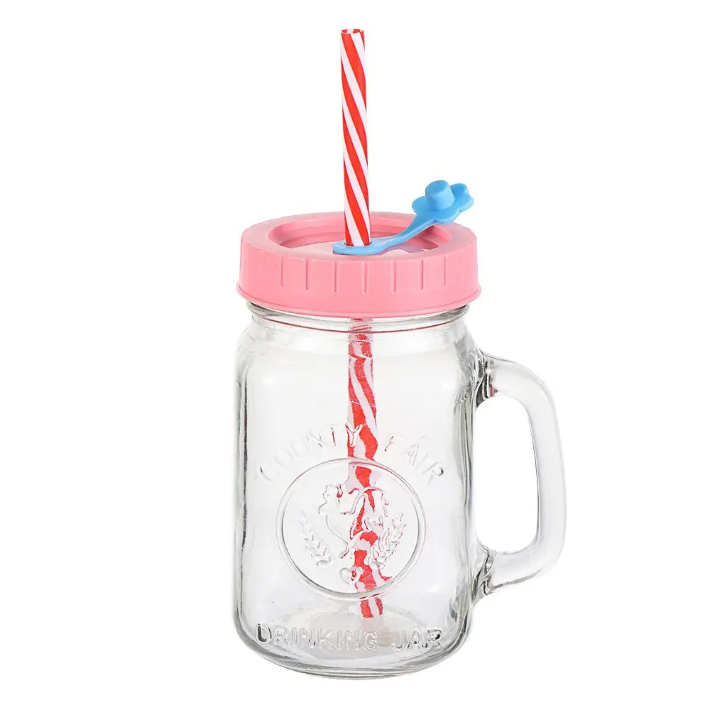 Universal Mason Jar Lids With Straw Hole 70mm Diameter Drinking Storage Cap Wide Mouth Leak Proof Kitchen Supplies