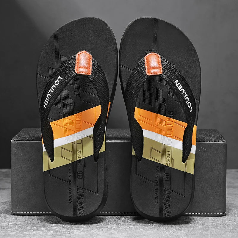 Flip-Flops Men's 2025 New Summer Non-Slip Flip-Flops for Outer Wear Beach Sandals