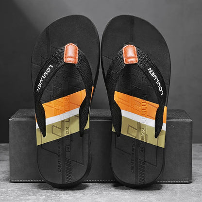Flip-Flops Men's 2025 New Summer Non-Slip Flip-Flops for Outer Wear Beach Sandals