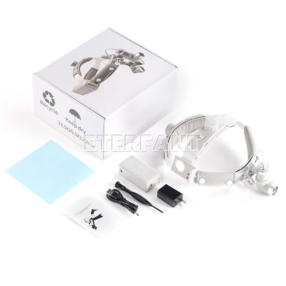 ETERFANT 10W LED Dental Medical Headband Head Light Good Light Spot ENT Specific Headlamp Ajustable