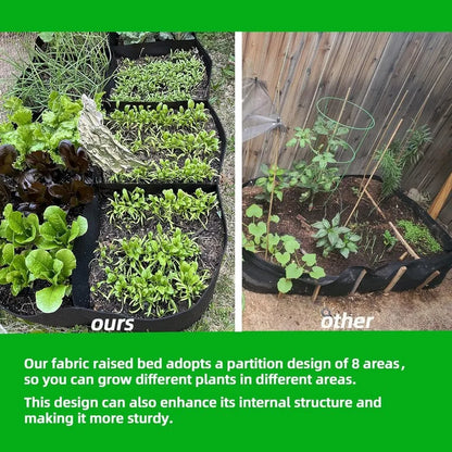 Garden Planting Grow Bag Portable Nursery Vegetable Container Giant Outdoor Planters Gardening Supplies Pots for Plants Big Size