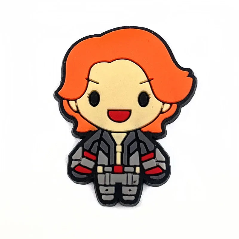 28styles Movies Super Hero Shoe Charms for Clogs Sandals Decorations shoes Accessories PVC Charms Cartoon Kids Gifts