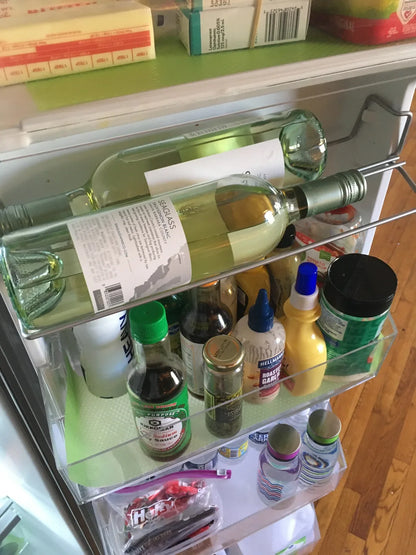 5/3/1PCS Refrigerator Mats Refrigerator Liners Refrigerator Pads Shelf Mats Washable Fridge Liners Drawer Table Placemats