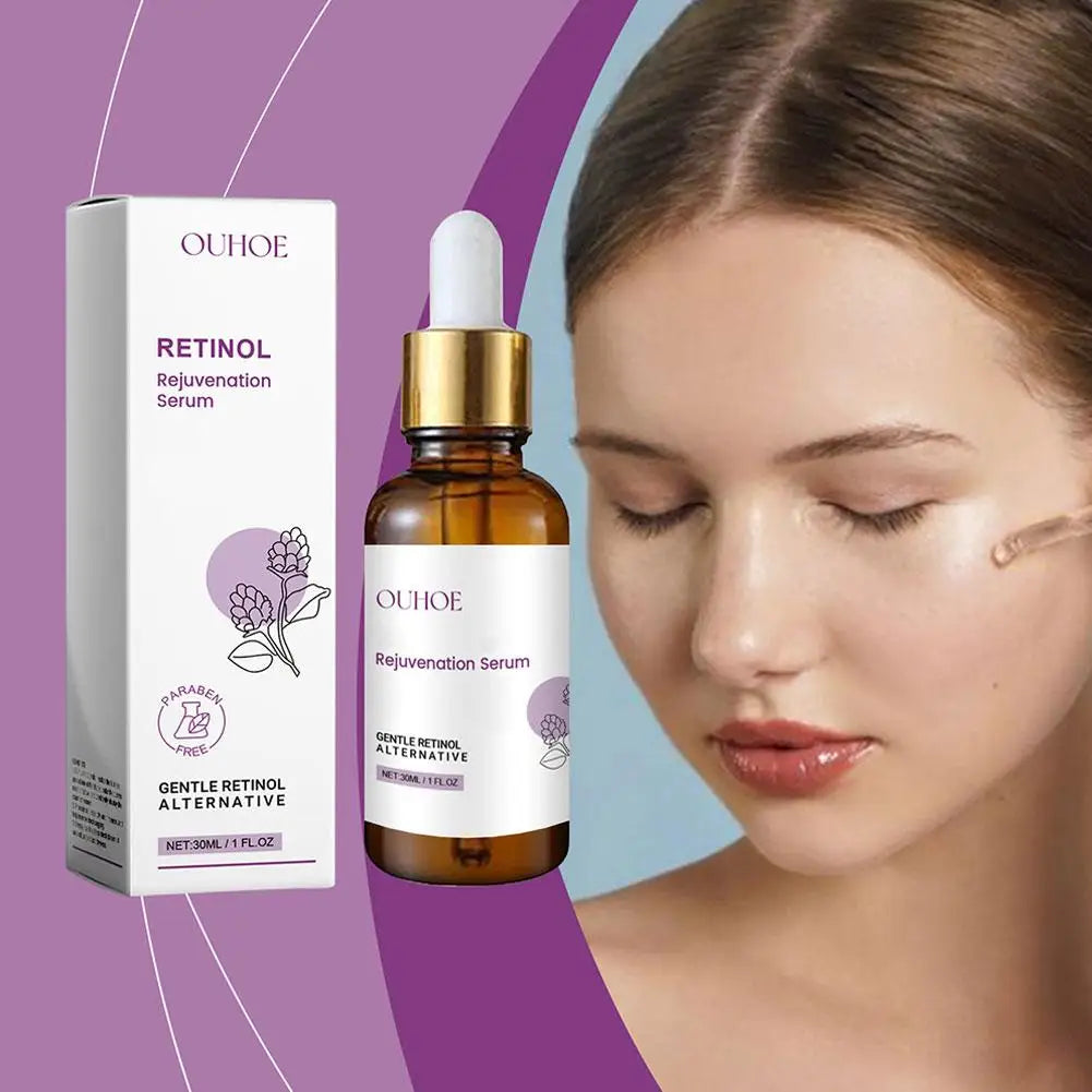 30ml Retinol Rejuvenation Serum Bakuchiol Retinol & Vitamin Face Serum Fight Aging Brightening Hydrating Skin Face Retinol Cream