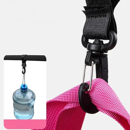 2/5pcs Organizer Diaper Bag Shopping Pram Hook Buckle Stroller Hanger Stroller Hooks Buckles Clip Aluminum Alloy Carabiner Cart