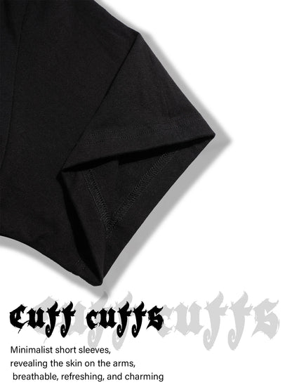 Mens T-shirts Printed Funny Tops Summer Cotton T-shirt for Men Casual O-Neck Tee Shirts Streetwear Oversized Top Clothing