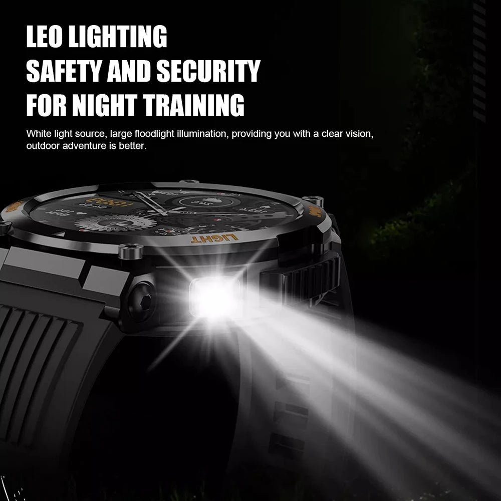 Smart Watch Men Bluetooth Call Health Monitor Sports Smart Watch IP67 Waterproof Outdoor Sports Watch 100+ Sports Modes