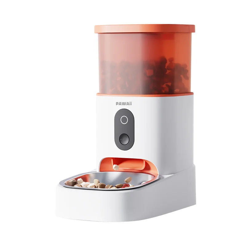 Automatic Pet Feeder APP Version WIFI Smart Pet Cat and Dog Feeding Machine Removable and Washable 3L Food Storage Bucket