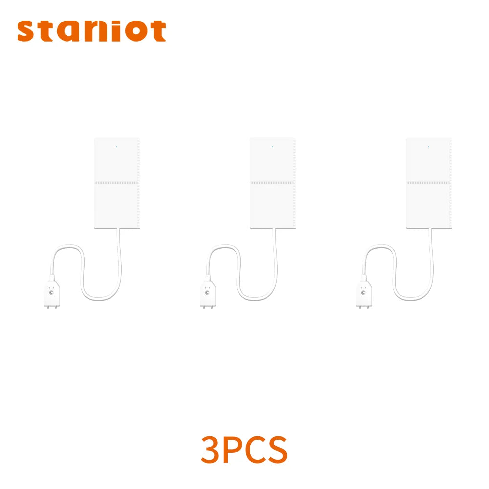 Staniot Tuya Smart Water Leakage Detector Compatible With Home Security Alarm System Support Low Battery Alarm Flood Sensor
