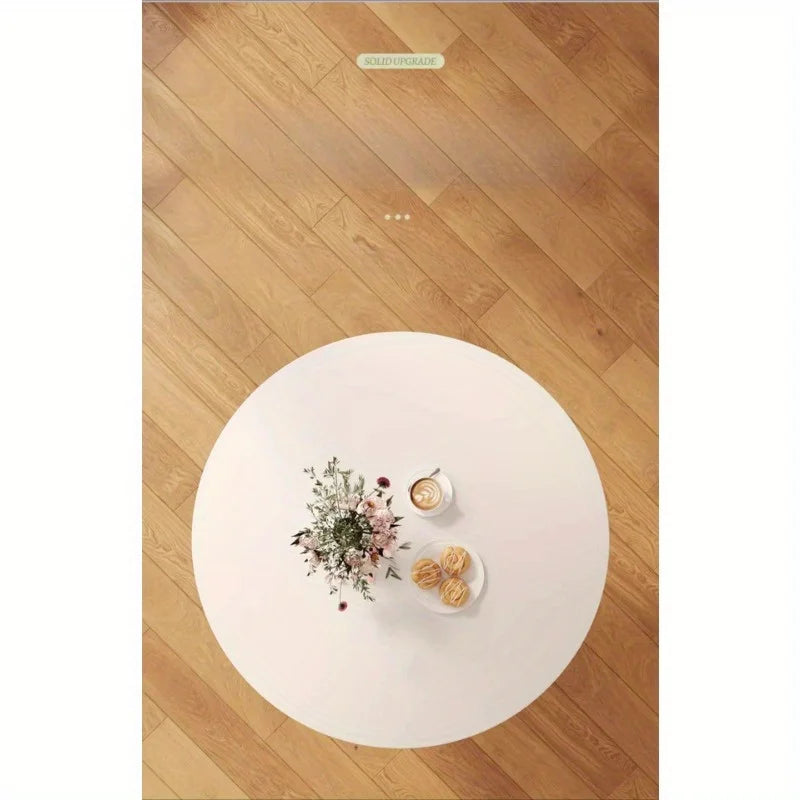 Foldable table Household simple dining table Small apartment eating round table Balcony small table Outdoor stall table