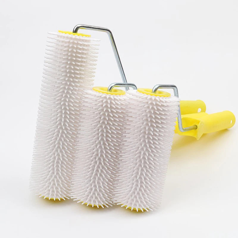 1PC 15/22CM Defoaming Drum Brush Spike Roller Latex Floor Self Compound Roller Leveling Screed Spiked Roller Paint Brush Roller
