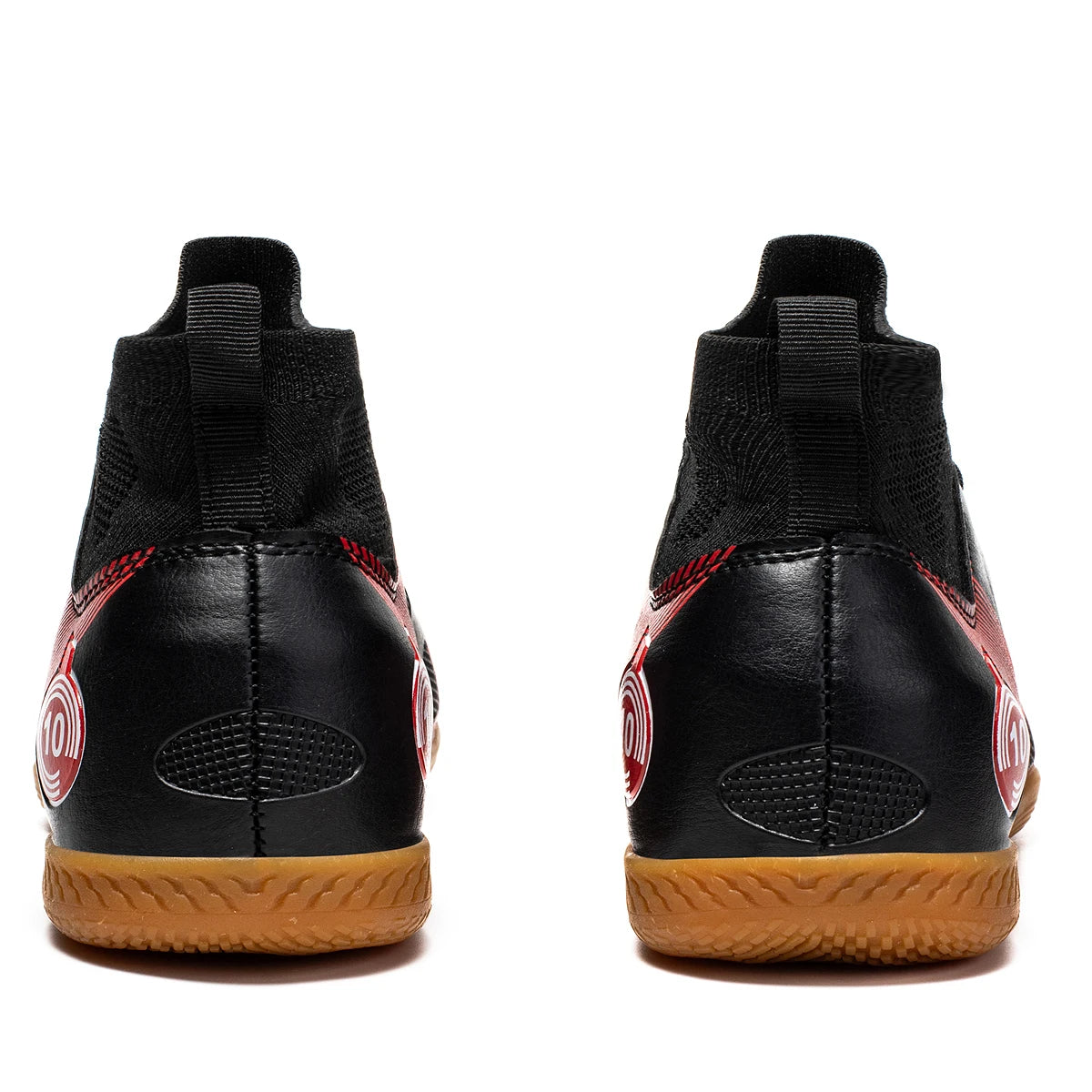 Men's Sports IC Indoor Flat Bottomed Football Shoes Adult High-Tops Wear Resisting Training Shoes Teenagers Non Slip Shoes