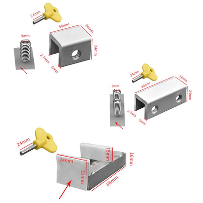 Sliding Sash Stopper Cabinet Locks Straps Doors Security Anti-theft Lock Window Sliding Door Baby Kids Child Safety Doors Lock