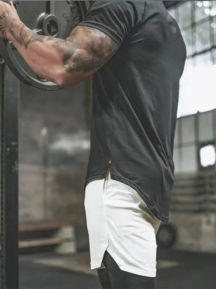 Anime Cross Men's Sports Shorts Breathable Sports Shorts Summer Sports Fitness Running Shorts