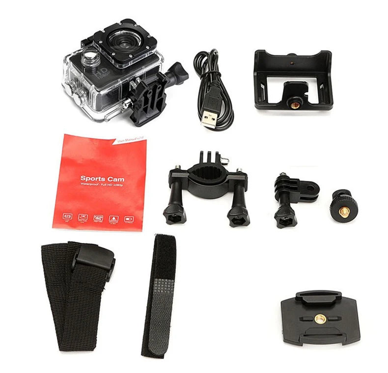 Underwater Waterproof Sports Dv Multifunctional Outdoor Riding Locomotive Sports Camera Sports Camera Diving Camera