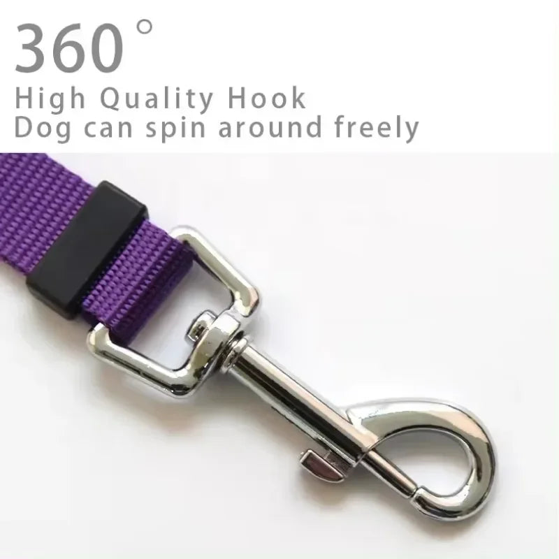 Adjustable Universal Practical Safety Seat Belt Harness Leash for Cat Dog Puppy Travel Clip Strap Leads