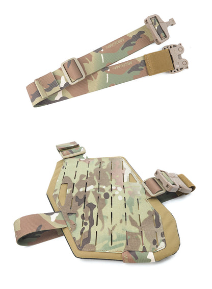 Tactical Leg Holster Magazine Pouch Hunting Airsoft Plate Carrier Molle Drop Platform Thigh Protector Glock Camping Outdoor Spor