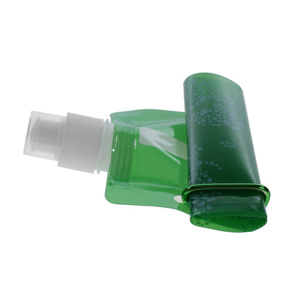 Foldable Silicone Soft Flask Water Bottle Ultralight Outdoors Traveling Sport Running Kettle Folding Water Bottle Water Bag