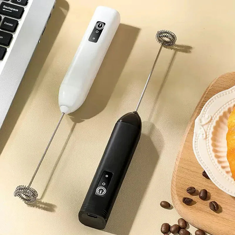 Electric Milk Frother Handheld Egg Beater Foamer Coffee Maker Electric Blender Mixer Mini Portable Blender Kitchen Tool