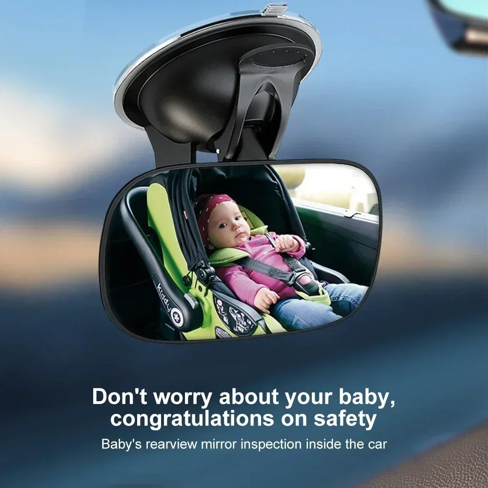 NEW Car Back Seat Baby Kids View Mirror 2025 High-quality Adjustable 360 Rotation 2 in 1 Rear Mirrors Auto Interior Accessories