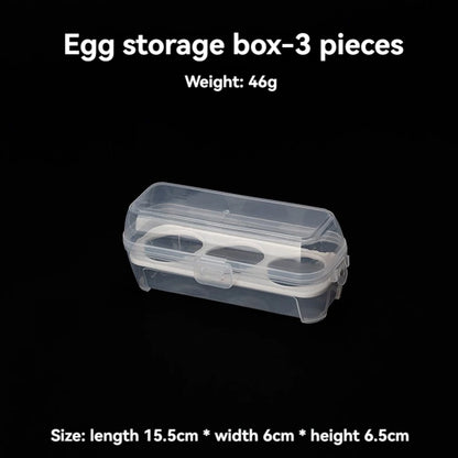 Egg Storage Box With Lid Kitchen Refrigerator Egg Box Egg Drop Rack Egg Storage Box Fridge Egg Organizer 3/4/8 Grid Egg Tray