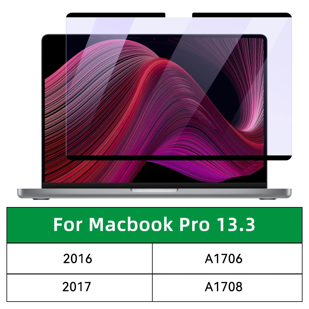 Anti-blue light screen protector MacBook Pro Air 13-inch (2016~2022) M1/M2 magnetic screen protector filter reduce eye fatigue