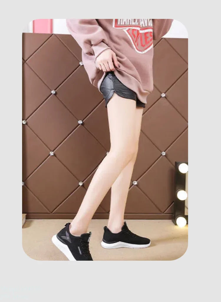 The women's walking shoes have a soft and slip-resistant sole making them perfect for stylish runners.Breathable and comfortable