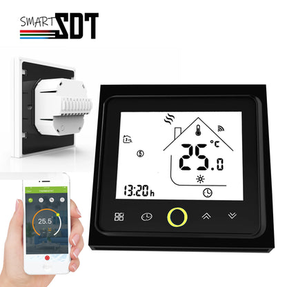 SDITERSTM Smart Thermostat for HVAC&Electric Heating,Valve/Boiler Control,Zigbee/Modbus/WiFi,Smart Home/Industrial Use 24V 220V