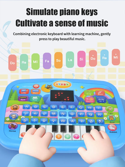 Educational Learning Machine Toys, Electronic Study Game for 3+ Year Old's Girls Boys Gift Birthday Presents Child Kids Computer