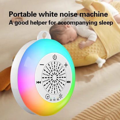 Baby Sleeping White Noise Machine USB Rechargeable Night Light Music Player 22 kinds of Soothing Sounds Child Sleep Aids Tools
