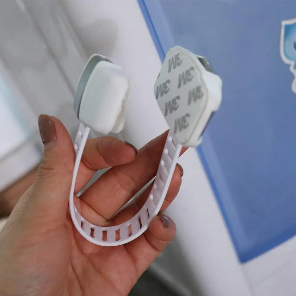 Plastic Child Safety Lock 20cm Multi-Function Drawer Locks Anti-Clamp Anti-Pinch Refrigerator Safety Buckle