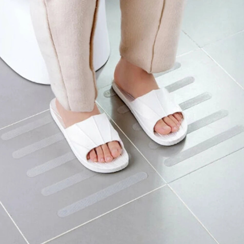 Anti-slip Strips Bathtub Shower Mat Non Slip On Tiles Grip High Quality PEVA Safety Tape 12PCS White Anti Slip