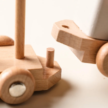 Montessori Toys Wooden Train Birthday Toy Baby Educational Toys Wooden Trolley Baby Learning Toys Number Of Wood Baby Toys Gifts