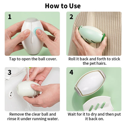 Washable Lint Remover Clothes Roller Pets Hair Remover Dust Remover Eliminator Brush Cleaning Hair Sticky Cleaning Tools